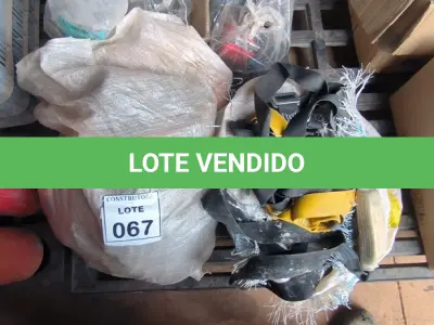 LOTE 067 - 02 SACOS COM CINTOS DE SEGURANÇA PARA OBRA. (NO ESTADO) ATENÇÃO! FAZER A VISITAÇÃO ANTES DE ARREMATAR, NÃO SABEMOS SE FUNCIONA, LEILÃO NÃO TEM GARANTIA E NEM DEVOLUÇÃO, SUJEITO A POSSÍVEIS AVARIAS VISÍVEIS/OCULTAS E/OU AUSÊNCIA DE COMPONENTES.
