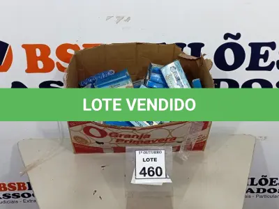 LOTE 460 - 01 LOTE COM GRANDE QUANTIDADE DE BLOCOS DE ANOTAÇÕES, GRAMPOS, LACRES, FOLHAS DE ETIQUETAS, DISJUNTORES E 02 LIXEIRAS. (NO ESTADO) ATENÇÃO! FAZER A VISITAÇÃO ANTES DE ARREMATAR, NÃO SABEMOS SE FUNCIONA, LEILÃO NÃO TEM GARANTIA E NEM DEVOLUÇÃO, SUJEITO A POSSÍVEIS AVARIAS VISÍVEIS/OCULTAS E/OU AUSÊNCIA DE COMPONENTES.