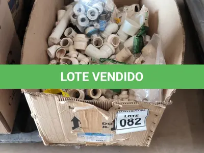 LOTE 082 - 01 LOTE COM VEDANTES, COIFA PARA TUBOS, LUVAS ROSCADAS, JOELHOS, NIP E REDUÇÕES. (NO ESTADO) ATENÇÃO! FAZER A VISITAÇÃO ANTES DE ARREMATAR, NÃO SABEMOS SE FUNCIONA, LEILÃO NÃO TEM GARANTIA E NEM DEVOLUÇÃO, SUJEITO A POSSÍVEIS AVARIAS VISÍVEIS/OCULTAS E/OU AUSÊNCIA DE COMPONENTES.