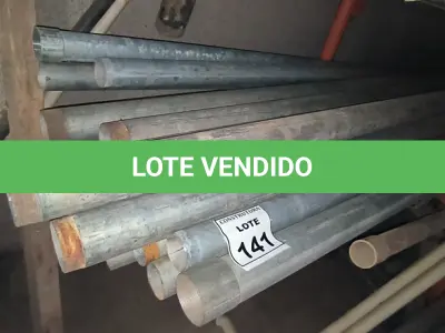 LOTE 141 - 01 LOTE COM ELETRODUTOS ZINCADOS TAMANHOS DIVERSOS. (NO ESTADO) ATENÇÃO! FAZER A VISITAÇÃO ANTES DE ARREMATAR, NÃO SABEMOS SE FUNCIONA, LEILÃO NÃO TEM GARANTIA E NEM DEVOLUÇÃO, SUJEITO A POSSÍVEIS AVARIAS VISÍVEIS/OCULTAS E/OU AUSÊNCIA DE COMPONENTES.
