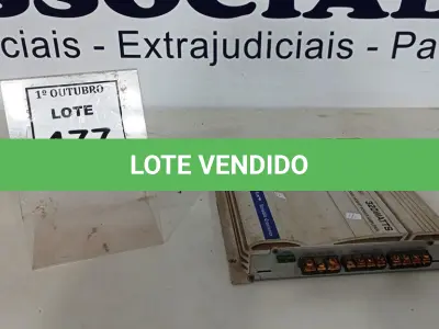 LOTE 477 - 01 MÓDULO AMPLIFICADOR DE ÁUDIO PARA CARROS MARCA ORITRON. (NO ESTADO) ATENÇÃO! FAZER A VISITAÇÃO ANTES DE ARREMATAR, NÃO SABEMOS SE FUNCIONA, LEILÃO NÃO TEM GARANTIA E NEM DEVOLUÇÃO, SUJEITO A POSSÍVEIS AVARIAS VISÍVEIS/OCULTAS E/OU AUSÊNCIA DE COMPONENTES.