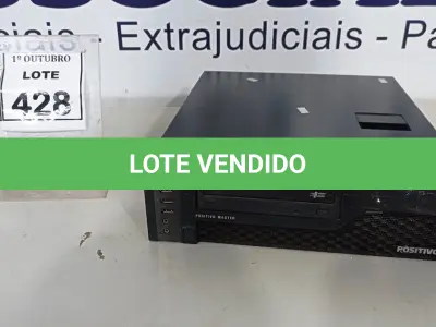 LOTE 428 - 01 CPU MARCA POSITIVO COM 8GB MEMÓRIA COM SSD E HD. (NO ESTADO) ATENÇÃO! FAZER A VISITAÇÃO ANTES DE ARREMATAR, NÃO SABEMOS SE FUNCIONA, LEILÃO NÃO TEM GARANTIA E NEM DEVOLUÇÃO, SUJEITO A POSSÍVEIS AVARIAS VISÍVEIS/OCULTAS E/OU AUSÊNCIA DE COMPONENTES.