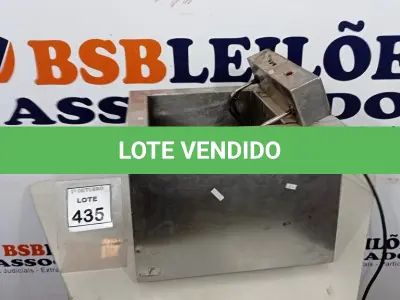 LOTE 435 - 01 FRITADEIRA ELÉTRICA EM INOX. (NO ESTADO) ATENÇÃO! FAZER A VISITAÇÃO ANTES DE ARREMATAR, NÃO SABEMOS SE FUNCIONA. LEILÃO NÃO TEM GARANTIA E NEM DEVOLUÇÃO, SUJEITO A POSSÍVEIS AVARIAS VISÍVEIS/OCULTAS E/OU AUSÊNCIA DE COMPONENTES.
