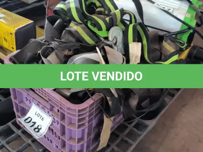 LOTE 018 - 01 LOTE COM CINTOS DE SEGURANÇA PARA OBRAS.(CAIXA NAO INCLUSA) (NO ESTADO) ATENÇÃO! FAZER A VISITAÇÃO ANTES DE ARREMATAR, NÃO SABEMOS SE FUNCIONA, LEILÃO NÃO TEM GARANTIA E NEM DEVOLUÇÃO, SUJEITO A POSSÍVEIS AVARIAS VISÍVEIS/OCULTAS E/OU AUSÊNCIA DE COMPONENTES.