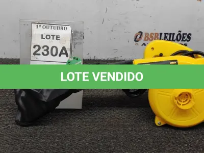 LOTE 230 - 01 SOPRADOR E ASPIRADOR ELÉTRICO 220V 700W 13600RPM (PRODUTO NOVO) (NO ESTADO) ATENÇÃO! FAZER A VISITAÇÃO ANTES DE ARREMATAR, NÃO SABEMOS SE FUNCIONA, LEILÃO NÃO TEM GARANTIA E NEM DEVOLUÇÃO, SUJEITO A POSSÍVEIS AVARIAS VISÍVEIS/OCULTAS E/OU AUSÊNCIA DE COMPONENTES.