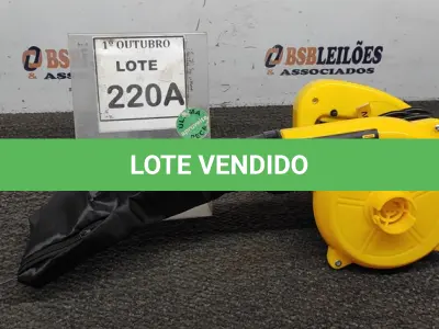 LOTE 220 - 01 SOPRADOR E ASPIRADOR ELÉTRICO 220V 700W 13600RPM (PRODUTO NOVO) (NO ESTADO) ATENÇÃO! FAZER A VISITAÇÃO ANTES DE ARREMATAR, NÃO SABEMOS SE FUNCIONA, LEILÃO NÃO TEM GARANTIA E NEM DEVOLUÇÃO, SUJEITO A POSSÍVEIS AVARIAS VISÍVEIS/OCULTAS E/OU AUSÊNCIA DE COMPONENTES.