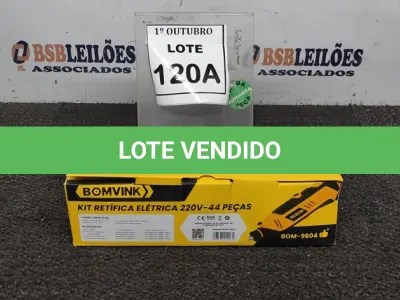 LOTE 120 - 01 KIT RETIFICA ELÉTRICA 220V 44 PEÇAS (PRODUTO NOVO). (NO ESTADO) ATENÇÃO! FAZER A VISITAÇÃO ANTES DE ARREMATAR, NÃO SABEMOS SE FUNCIONA, LEILÃO NÃO TEM GARANTIA E NEM DEVOLUÇÃO, SUJEITO A POSSÍVEIS AVARIAS VISÍVEIS/OCULTAS E/OU AUSÊNCIA DE COMPONENTES.