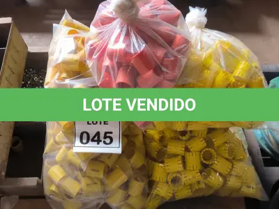 LOTE 045 - 01 LOTE COM EMENDAS DE MANGUEIRA CONDUÍTE. (NO ESTADO) ATENÇÃO! FAZER A VISITAÇÃO ANTES DE ARREMATAR, NÃO SABEMOS SE FUNCIONA, LEILÃO NÃO TEM GARANTIA E NEM DEVOLUÇÃO, SUJEITO A POSSÍVEIS AVARIAS VISÍVEIS OCULTAS E/OU AUSÊNCIA DE COMPONENTES.