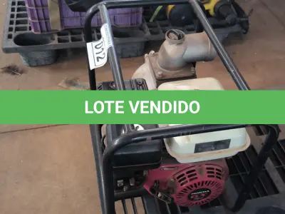 LOTE 012 - 01 MOTOR BOMBA A GASOLINA HONDA GX 160. (NO ESTADO) ATENÇÃO! FAZER A VISITAÇÃO ANTES DE ARREMATAR, NÃO SABEMOS SE FUNCIONA, LEILÃO NÃO TEM GARANTIA E NEM DEVOLUÇÃO, SUJEITO A POSSÍVEIS AVARIAS VISÍVEIS/OCULTAS E/OU AUSÊNCIA DE COMPONENTES.