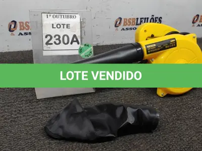 LOTE 230 - 01 SOPRADOR E ASPIRADOR ELÉTRICO 220V 700W 13600RPM (PRODUTO NOVO) (NO ESTADO) ATENÇÃO! FAZER A VISITAÇÃO ANTES DE ARREMATAR, NÃO SABEMOS SE FUNCIONA, LEILÃO NÃO TEM GARANTIA E NEM DEVOLUÇÃO, SUJEITO A POSSÍVEIS AVARIAS VISÍVEIS/OCULTAS E/OU AUSÊNCIA DE COMPONENTES.
