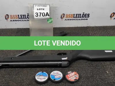LOTE 370 - 01 ESPINGARDA DE CHUMBINHO 5.5MM MARCA ROSSI COM 03 CAIXAS DE CHUMBO. (NO ESTADO) ATENÇÃO! FAZER A VISITAÇÃO ANTES DE ARREMATAR, NÃO SABEMOS SE FUNCIONA, LEILÃO NÃO TEM GARANTIA E NEM DEVOLUÇÃO, SUJEITO A POSSÍVEIS AVARIAS VISÍVEIS/OCULTAS E/OU AUSÊNCIA DE COMPONENTES.