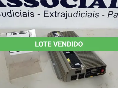 LOTE 418 - 01 INVERSOR DE ENERGIA XANTREX XPOWER 1750 PLUS. (NO ESTADO) ATENÇÃO! FAZER A VISITAÇÃO ANTES DE ARREMATAR, NÃO SABEMOS SE FUNCIONA, LEILÃO NÃO TEM GARANTIA E NEM DEVOLUÇÃO, SUJEITO A POSSÍVEIS AVARIAS VISÍVEIS/OCULTAS E/OU AUSÊNCIA DE COMPONENTES.