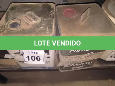 LOTE 106 - 01 LOTE COM PRIME ASFÁUTICO E PRIMER CINZA ESCURO. (NO ESTADO) ATENÇÃO! FAZER A VISITAÇÃO ANTES DE ARREMATAR, NÃO SABEMOS SE FUNCIONA, LEILÃO NÃO TEM GARANTIA E NEM DEVOLUÇÃO, SUJEITO A POSSÍVEIS AVARIAS VISÍVEIS/OCULTAS E/OU AUSÊNCIA DE COMPONENTES.