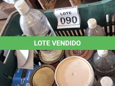 LOTE 090 - 01 LOTE COM DESENGRAXANTES, FECHADURA ELETRONICA HDL, PARAFUSOS E TINTAS.(CAIXA ORGANIZADORA NAO INCLUSA). (NO ESTADO) ATENÇÃO! FAZER A VISITAÇÃO ANTES DE ARREMATAR, NÃO SABEMOS SE FUNCIONA, LEILÃO NÃO TEM GARANTIA E NEM DEVOLUÇÃO, SUJEITO A POSSÍVEIS AVARIAS VISÍVEIS/OCULTAS E/OU AUSÊNCIA DE COMPONENTES.