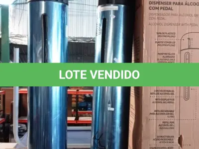 LOTE 487 - 02 DISPENSES PARA ÁLCOOL EM GEL COM PEDAL MARCA BRINOX. (NO ESTADO) ATENÇÃO! FAZER A VISITAÇÃO ANTES DE ARREMATAR, NÃO SABEMOS SE FUNCIONA, LEILÃO NÃO TEM GARANTIA E NEM DEVOLUÇÃO, SUJEITO A POSSÍVEIS AVARIAS VISÍVEIS/OCULTAS E/OU AUSÊNCIA DE COMPONENTES.