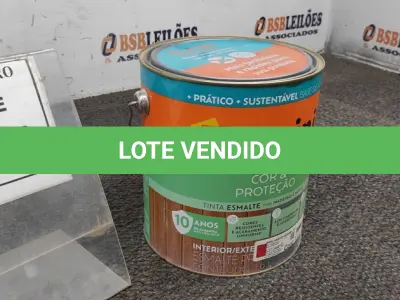 LOTE 420 - 01 LATA DE TINTA ESMALTE 3,6L NA COR BRILHANTE  VERMELHO MARCA SUVINIL. (NO ESTADO, NÃO SABEMOS SE FUNCIONA. LEILÃO NÃO TEM GARANTIA E NEM DEVOLUÇÃO, SUJEITO A POSSÍVEIS AVARIAS VISÍVEIS/OCULTAS E/OU AUSÊNCIA DE COMPONENTES)