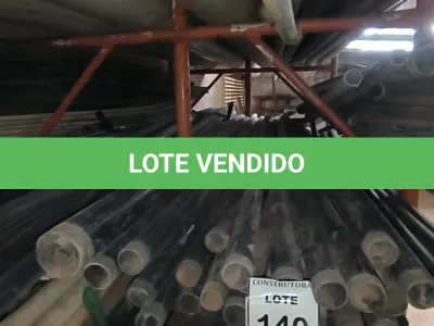 LOTE 140 - 01 LOTE COM CANOS ELETRODUTOS PRETOS TAMANHOS DIVERSOS. (NO ESTADO) ATENÇÃO! FAZER A VISITAÇÃO ANTES DE ARREMATAR, NÃO SABEMOS SE FUNCIONA, LEILÃO NÃO TEM GARANTIA E NEM DEVOLUÇÃO, SUJEITO A POSSÍVEIS AVARIAS VISÍVEIS/OCULTAS E/OU AUSÊNCIA DE COMPONENTES.