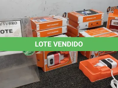LOTE 290 - 01 LOTE COM VÁRIOS CARREGADORES. (NO ESTADO) ATENÇÃO! FAZER A VISITAÇÃO ANTES DE ARREMATAR, NÃO SABEMOS SE FUNCIONA, LEILÃO NÃO TEM GARANTIA E NEM DEVOLUÇÃO, SUJEITO A POSSÍVEIS AVARIAS VISÍVEIS/OCULTAS E/OU AUSÊNCIA DE COMPONENTES.