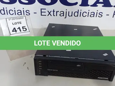 LOTE 415 - 01 CPU MARCA POSITIVO. (NO ESTADO) ATENÇÃO! FAZER A VISITAÇÃO ANTES DE ARREMATAR, NÃO SABEMOS SE FUNCIONA, LEILÃO NÃO TEM GARANTIA E NEM DEVOLUÇÃO, SUJEITO A POSSÍVEIS AVARIAS VISÍVEIS/OCULTAS E/OU AUSÊNCIA DE COMPONENTES.