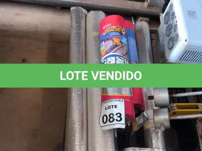 LOTE 083 - 01 LOTE COM FITAS MULTIUSO AUTO ADESIVAS. (NO ESTADO) ATENÇÃO! FAZER A VISITAÇÃO ANTES DE ARREMATAR, NÃO SABEMOS SE FUNCIONA, LEILÃO NÃO TEM GARANTIA E NEM DEVOLUÇÃO, SUJEITO A POSSÍVEIS AVARIAS VISÍVEIS/OCULTAS E/OU AUSÊNCIA DE COMPONENTES.