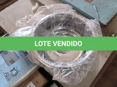 LOTE 029 - 06 CUBAS EM INOX REDONDAS 150MM. (NO ESTADO) ATENÇÃO! FAZER A VISITAÇÃO ANTES DE ARREMATAR, NÃO SABEMOS SE FUNCIONA, LEILÃO NÃO TEM GARANTIA E NEM DEVOLUÇÃO, SUJEITO A POSSÍVEIS AVARIAS VISÍVEIS/OCULTAS E/OU AUSÊNCIA DE COMPONENTES.