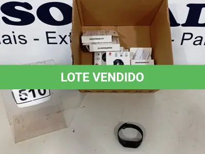 LOTE 510 - 01 LOTE COM VÁRIOS RELÓGIOS SMARTBAND FIT. (NO ESTADO) ATENÇÃO! FAZER A VISITAÇÃO ANTES DE ARREMATAR, NÃO SABEMOS SE FUNCIONA, LEILÃO NÃO TEM GARANTIA E NEM DEVOLUÇÃO, SUJEITO A POSSÍVEIS AVARIAS VISÍVEIS/OCULTAS E/OU AUSÊNCIA DE COMPONENTES.