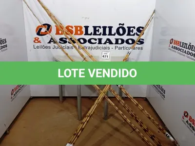 LOTE 471 - 01 LOTE COM VÁRIAS VARAS DE BAMBU. (NO ESTADO) ATENÇÃO! FAZER A VISITAÇÃO ANTES DE ARREMATAR, NÃO SABEMOS SE FUNCIONA, LEILÃO NÃO TEM GARANTIA E NEM DEVOLUÇÃO, SUJEITO A POSSÍVEIS AVARIAS VISÍVEIS/OCULTAS E/OU AUSÊNCIA DE COMPONENTES.