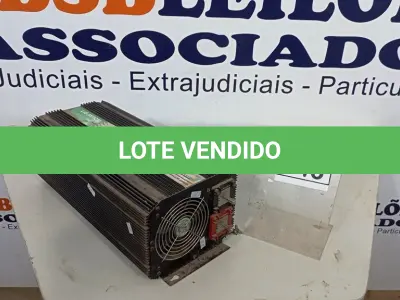 LOTE 446 - 01 INVERSOR DE ENERGIA DE DC PARA AC G48-3000-220. (NO ESTADO) ATENÇÃO! FAZER A VISITAÇÃO ANTES DE ARREMATAR, NÃO SABEMOS SE FUNCIONA, LEILÃO NÃO TEM GARANTIA E NEM DEVOLUÇÃO, SUJEITO A POSSÍVEIS AVARIAS VISÍVEIS/OCULTAS E/OU AUSÊNCIA DE COMPONENTES.