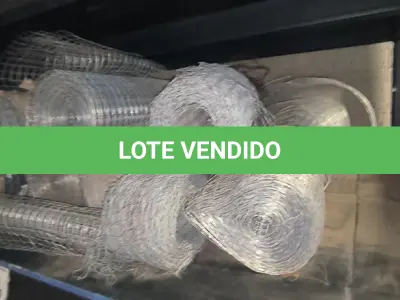 LOTE 130 - 01 LOTE COM TELAS DE PROTEÇÃO E TELAS DE GALINHEIRO. (NO ESTADO) ATENÇÃO! FAZER A VISITAÇÃO ANTES DE ARREMATAR, NÃO SABEMOS SE FUNCIONA, LEILÃO NÃO TEM GARANTIA E NEM DEVOLUÇÃO, SUJEITO A POSSÍVEIS AVARIAS VISÍVEIS/OCULTAS E/OU AUSÊNCIA DE COMPONENTES.