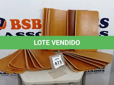 LOTE 473 - 20 TÁBUAS EM MADEIRA. (NO ESTADO) ATENÇÃO! FAZER A VISITAÇÃO ANTES DE ARREMATAR, NÃO SABEMOS SE FUNCIONA, LEILÃO NÃO TEM GARANTIA E NEM DEVOLUÇÃO, SUJEITO A POSSÍVEIS AVARIAS VISÍVEIS/OCULTAS E/OU AUSÊNCIA DE COMPONENTES.