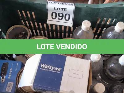 LOTE 090 - 01 LOTE COM DESENGRAXANTES, FECHADURA ELETRONICA HDL, PARAFUSOS E TINTAS.(CAIXA ORGANIZADORA NAO INCLUSA). (NO ESTADO) ATENÇÃO! FAZER A VISITAÇÃO ANTES DE ARREMATAR, NÃO SABEMOS SE FUNCIONA, LEILÃO NÃO TEM GARANTIA E NEM DEVOLUÇÃO, SUJEITO A POSSÍVEIS AVARIAS VISÍVEIS/OCULTAS E/OU AUSÊNCIA DE COMPONENTES.