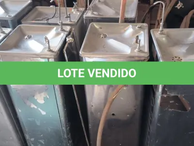 LOTE 041 - 06 BEBEDOUROS DE PRESSÃO MARCAS DIVERSAS. (NO ESTADO) ATENÇÃO! FAZER A VISITAÇÃO ANTES DE ARREMATAR, NÃO SABEMOS SE FUNCIONA, LEILÃO NÃO TEM GARANTIA E NEM DEVOLUÇÃO, SUJEITO A POSSÍVEIS AVARIAS VISÍVEIS/OCULTAS E/OU AUSÊNCIA DE COMPONENTES.