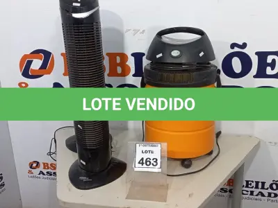 LOTE 463 - 02 VENTILADORES TIPO TORRE E 01 ASPIRADOR DE PÓ. (NO ESTADO) ATENÇÃO! FAZER A VISITAÇÃO ANTES DE ARREMATAR, NÃO SABEMOS SE FUNCIONA, LEILÃO NÃO TEM GARANTIA E NEM DEVOLUÇÃO, SUJEITO A POSSÍVEIS AVARIAS VISÍVEIS/OCULTAS E/OU AUSÊNCIA DE COMPONENTES.