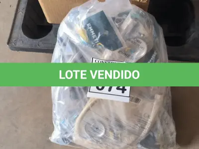 LOTE 074 - 01 LOTE COM ENGATES FLEXÍVEIS PARA ÁGUA QUENTE E FRIA. (NO ESTADO) ATENÇÃO! FAZER A VISITAÇÃO ANTES DE ARREMATAR, NÃO SABEMOS SE FUNCIONA, LEILÃO NÃO TEM GARANTIA E NEM DEVOLUÇÃO, SUJEITO A POSSÍVEIS AVARIAS VISÍVEIS/OCULTAS E/OU AUSÊNCIA DE COMPONENTES.