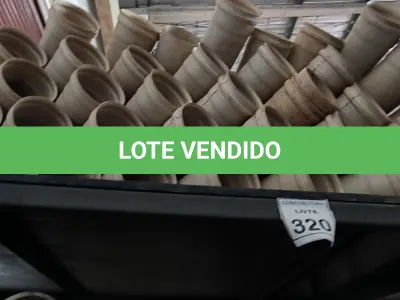 LOTE 320 - 01 LOTE COM CURVAS PVC PARA ESGOTO 90’X150MM. (NO ESTADO) ATENÇÃO! FAZER A VISITAÇÃO ANTES DE ARREMATAR, NÃO SABEMOS SE FUNCIONA, LEILÃO NÃO TEM GARANTIA E NEM DEVOLUÇÃO, SUJEITO A POSSÍVEIS AVARIAS VISÍVEIS/OCULTAS E/OU AUSÊNCIA DE COMPONENTES.