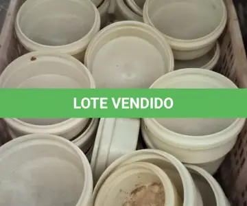 LOTE 334 - 01 LOTE COM TAMPAS DE CANO DN 100 PARA ESGOTO. (CAIXA ORGANIZADORA NAO INCLUSA) (NO ESTADO) ATENÇÃO! FAZER A VISITAÇÃO ANTES DE ARREMATAR, NÃO SABEMOS SE FUNCIONA, LEILÃO NÃO TEM GARANTIA E NEM DEVOLUÇÃO, SUJEITO A POSSÍVEIS AVARIAS VISÍVEIS/OCULTAS E/OU AUSÊNCIA DE COMPONENTES.