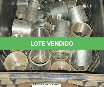 LOTE 255 - 01 LOTE COM LUVAS DE ELETRODUTO ZINCADO. (CAIXA ORGANIZADORA NAO INCLUSA) (NO ESTADO) ATENÇÃO! FAZER A VISITAÇÃO ANTES DE ARREMATAR, NÃO SABEMOS SE FUNCIONA, LEILÃO NÃO TEM GARANTIA E NEM DEVOLUÇÃO, SUJEITO A POSSÍVEIS AVARIAS VISÍVEIS/OCULTAS E/OU AUSÊNCIA DE COMPONENTES.