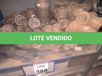 LOTE 388 - 01 LOTE COM CRUZETA EM PVC 60MM,50MM, UNIÃO SOLDÁVEL 60MM. (NO ESTADO) ATENÇÃO! FAZER A VISITAÇÃO ANTES DE ARREMATAR, NÃO SABEMOS SE FUNCIONA, LEILÃO NÃO TEM GARANTIA E NEM DEVOLUÇÃO, SUJEITO A POSSÍVEIS AVARIAS VISÍVEIS/OCULTAS E/OU AUSÊNCIA DE COMPONENTES.