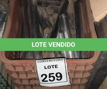 LOTE 259 - 01 LOTE COM TUBOS ZINCADOS PEQUENOS. (CAIXA ORGANIZADORA NAO INCLUSA) (NO ESTADO) ATENÇÃO! FAZER A VISITAÇÃO ANTES DE ARREMATAR, NÃO SABEMOS SE FUNCIONA, LEILÃO NÃO TEM GARANTIA E NEM DEVOLUÇÃO, SUJEITO A POSSÍVEIS AVARIAS VISÍVEIS/OCULTAS E/OU AUSÊNCIA DE COMPONENTES.