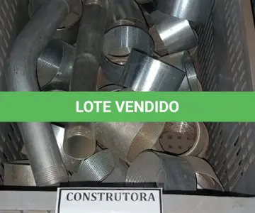 LOTE 273 - 01 LOTE COM LUVAS DE ELETRODUTO ZINCADA 3”. (CAIXA ORGANIZADORA NAO INCLUSA) (NO ESTADO) ATENÇÃO! FAZER A VISITAÇÃO ANTES DE ARREMATAR, NÃO SABEMOS SE FUNCIONA, LEILÃO NÃO TEM GARANTIA E NEM DEVOLUÇÃO, SUJEITO A POSSÍVEIS AVARIAS VISÍVEIS/OCULTAS E/OU AUSÊNCIA DE COMPONENTES.