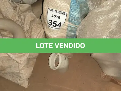 LOTE 354 - 01 LOTE COM CURVAS DE 75 PARA ESGOTO E JOELHOS DE 45 GRAU DN100. (NO ESTADO) ATENÇÃO! FAZER A VISITAÇÃO ANTES DE ARREMATAR, NÃO SABEMOS SE FUNCIONA, LEILÃO NÃO TEM GARANTIA E NEM DEVOLUÇÃO, SUJEITO A POSSÍVEIS AVARIAS VISÍVEIS/OCULTAS E/OU AUSÊNCIA DE COMPONENTES.