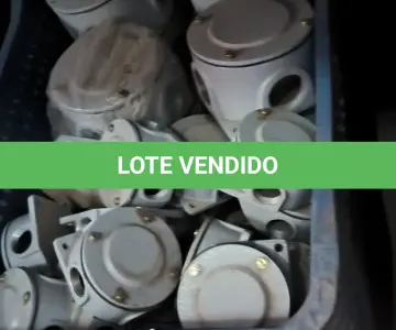 LOTE 265 - 01 LOTE COM CAIXAS DE CONDULETE TIPO X. (CAIXA ORGANIZADORA NAO INCLUSA) (NO ESTADO) ATENÇÃO! FAZER A VISITAÇÃO ANTES DE ARREMATAR, NÃO SABEMOS SE FUNCIONA, LEILÃO NÃO TEM GARANTIA E NEM DEVOLUÇÃO, SUJEITO A POSSÍVEIS AVARIAS VISÍVEIS/OCULTAS E/OU AUSÊNCIA DE COMPONENTES.