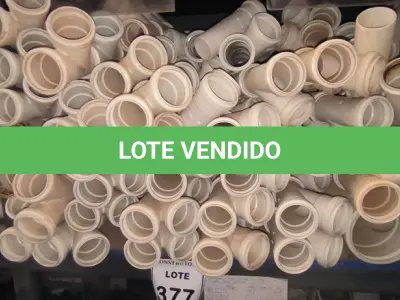 LOTE 377 - 01 LOTE COM JUNÇÃO EM PVC PARA ESGOTO DE 50X50MM. (NO ESTADO) ATENÇÃO! FAZER A VISITAÇÃO ANTES DE ARREMATAR, NÃO SABEMOS SE FUNCIONA, LEILÃO NÃO TEM GARANTIA E NEM DEVOLUÇÃO, SUJEITO A POSSÍVEIS AVARIAS VISÍVEIS/OCULTAS E/OU AUSÊNCIA DE COMPONENTES.