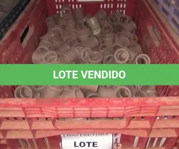 LOTE 393 - 01 LOTE COM LUVA DE 32MM SOLDÁVEL. (CAIXA ORGANIZADORA NAO INCLUSA) (NO ESTADO) ATENÇÃO! FAZER A VISITAÇÃO ANTES DE ARREMATAR, NÃO SABEMOS SE FUNCIONA, LEILÃO NÃO TEM GARANTIA E NEM DEVOLUÇÃO, SUJEITO A POSSÍVEIS AVARIAS VISÍVEIS/OCULTAS E/OU AUSÊNCIA DE COMPONENTES.