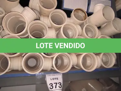 LOTE 373 - 01 LOTE COM TE EM PVC PARA ESGOTO SN 100X75MM. (NO ESTADO) ATENÇÃO! FAZER A VISITAÇÃO ANTES DE ARREMATAR, NÃO SABEMOS SE FUNCIONA, LEILÃO NÃO TEM GARANTIA E NEM DEVOLUÇÃO, SUJEITO A POSSÍVEIS AVARIAS VISÍVEIS/OCULTAS E/OU AUSÊNCIA DE COMPONENTES.