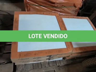 LOTE 191 - 09 CAIXAS DE PORCELANATO POINTER PORTOBELLO 60X60CM NA COR CIMENTO BRANCO. (NO ESTADO) ATENÇÃO! FAZER A VISITAÇÃO ANTES DE ARREMATAR, NÃO SABEMOS SE FUNCIONA, LEILÃO NÃO TEM GARANTIA E NEM DEVOLUÇÃO, SUJEITO A POSSÍVEIS AVARIAS VISÍVEIS/OCULTAS E/OU AUSÊNCIA DE COMPONENTES.