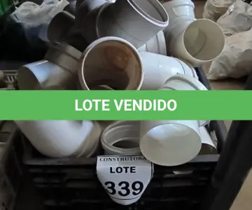 LOTE 339 - 01 LOTE COM JOELHOS 45 DN 100 PARA ESGOTO. (CAIXA ORGANIZADORA NAO INCLUSA) (NO ESTADO) ATENÇÃO! FAZER A VISITAÇÃO ANTES DE ARREMATAR, NÃO SABEMOS SE FUNCIONA, LEILÃO NÃO TEM GARANTIA E NEM DEVOLUÇÃO, SUJEITO A POSSÍVEIS AVARIAS VISÍVEIS/OCULTAS E/OU AUSÊNCIA DE COMPONENTES.