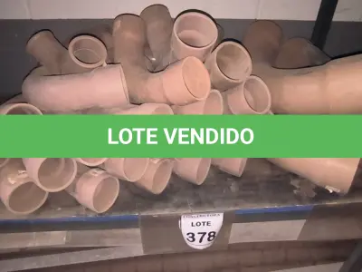 LOTE 378 - 01 LOTE COM CURVAS SOLDÁVEIS DE 75MM E 100MM. (NO ESTADO) ATENÇÃO! FAZER A VISITAÇÃO ANTES DE ARREMATAR, NÃO SABEMOS SE FUNCIONA, LEILÃO NÃO TEM GARANTIA E NEM DEVOLUÇÃO, SUJEITO A POSSÍVEIS AVARIAS VISÍVEIS/OCULTAS E/OU AUSÊNCIA DE COMPONENTES.