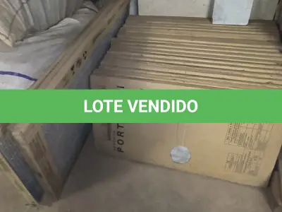 LOTE 154 - 23 CAIXAS COM CERÃMICAS/PORCELANATO PORTINARI 43,7X87,7 RETIFICADO SIDES HD CONCRETO. (NO ESTADO) ATENÇÃO! FAZER A VISITAÇÃO ANTES DE ARREMATAR, NÃO SABEMOS SE FUNCIONA, LEILÃO NÃO TEM GARANTIA E NEM DEVOLUÇÃO, SUJEITO A POSSÍVEIS AVARIAS VISÍVEIS/OCULTAS E/OU AUSÊNCIA DE COMPONENTES.
