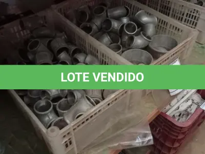LOTE 464 - 01 LOTE COM TE DE REDUÇÃO E NYPLES DUPLOS EM FERRO GALVANIZADOS. (CAIXA ORGANIZADORA NAO INCLUSA) (NO ESTADO) ATENÇÃO! FAZER A VISITAÇÃO ANTES DE ARREMATAR, NÃO SABEMOS SE FUNCIONA, LEILÃO NÃO TEM GARANTIA E NEM DEVOLUÇÃO, SUJEITO A POSSÍVEIS AVARIAS VISÍVEIS/OCULTAS E/OU AUSÊNCIA DE COMPONENTES.